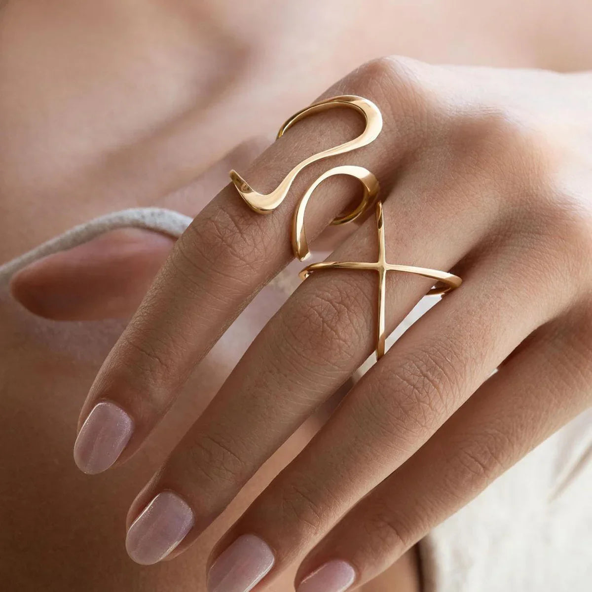 [Amore]Mosaic Gold Ring
