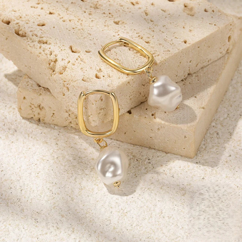 [Amore]Denise Freshwater Pearl Earrings