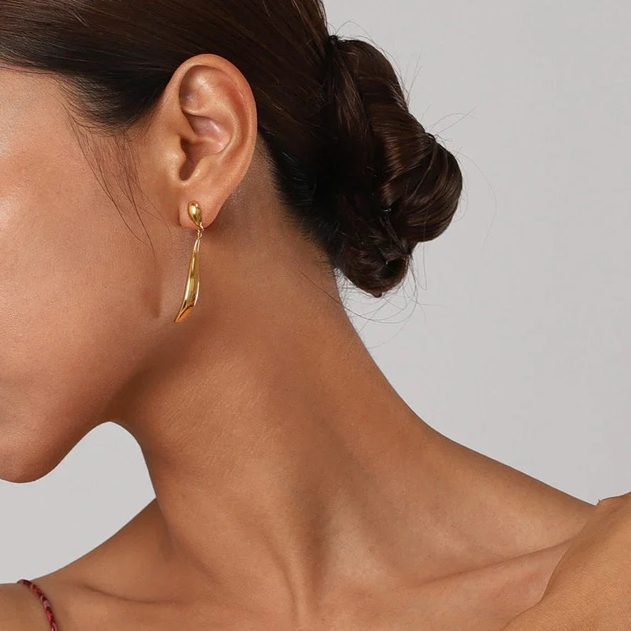 [Amore]Aspen Gold Earrings