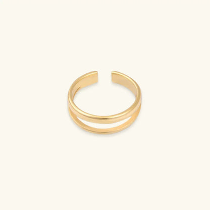[Amore]Olivia Layered Gold Ring