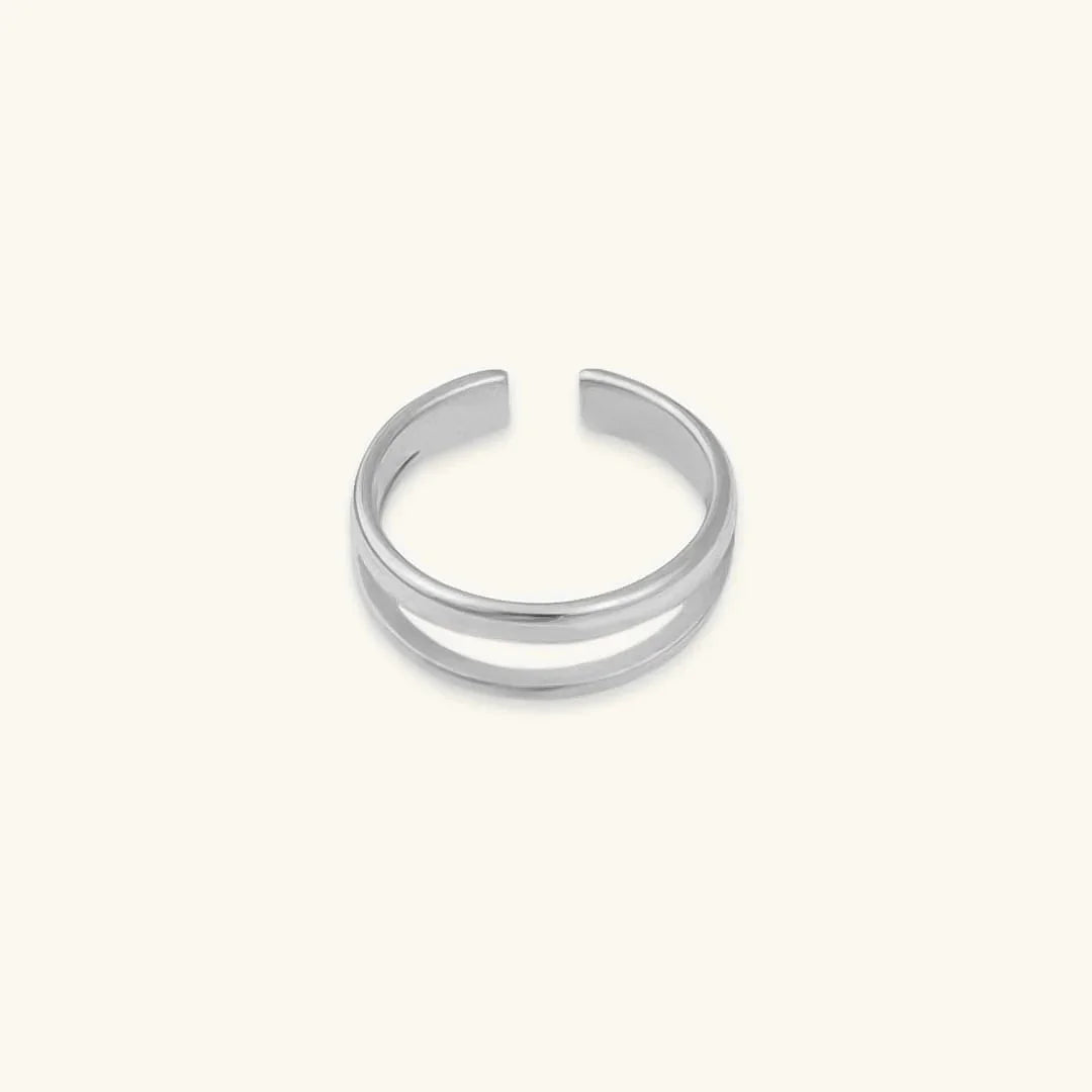 [Amore]Olivia Layered Gold Ring