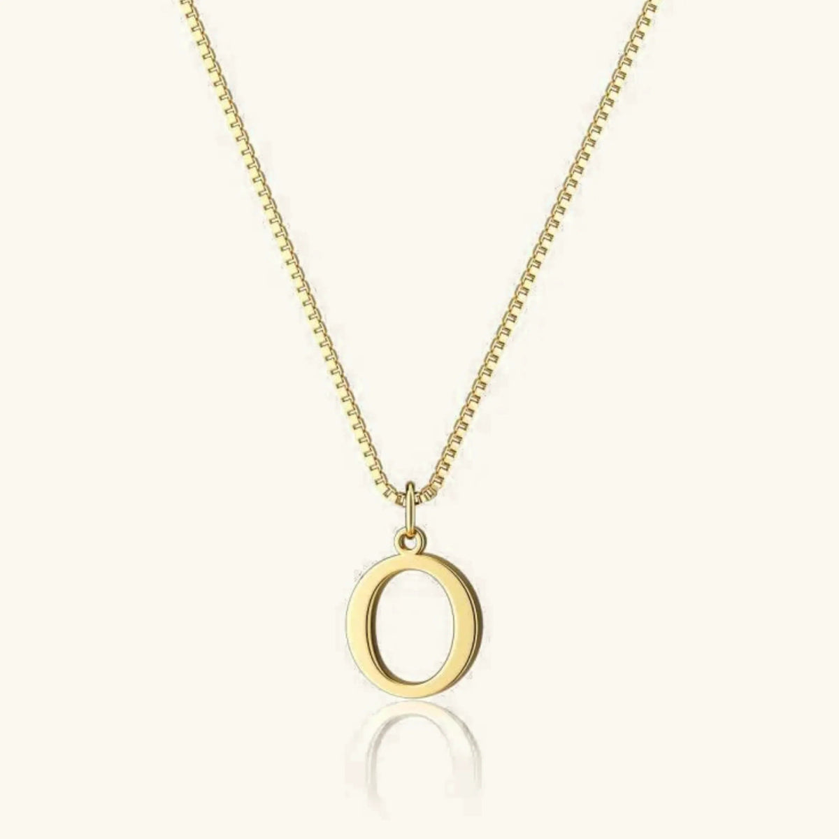 [Amore]Therese Letter Initial Gold Necklace
