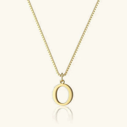 [Amore]Therese Letter Initial Gold Necklace