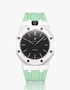 Silicone Strap & Case Royal Pop Ocho Negro(Customize  Colors)