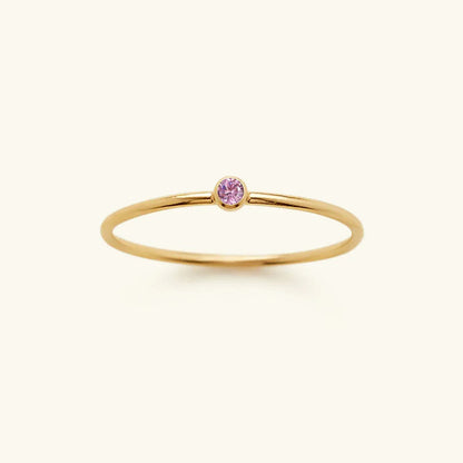 [Amore]Amelia Birthstone Stacker Ring