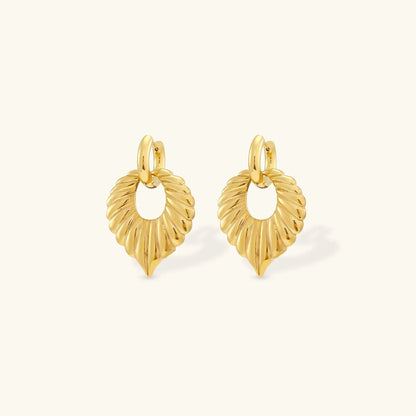 [Amore]Penelope Leaf Earrings