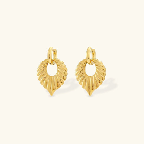 [Amore]Penelope Leaf Earrings