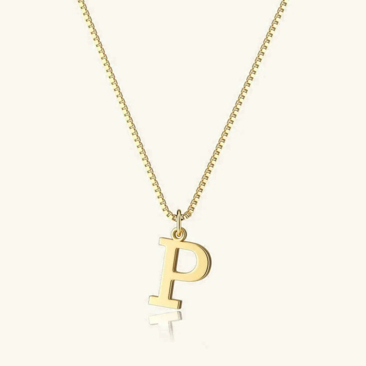 [Amore]Therese Letter Initial Gold Necklace
