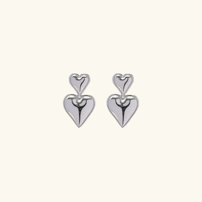 [Amore]Zofia Gold Heart Earrings