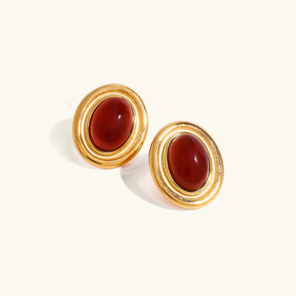 [Amore]Fresca Gemstone Earrings