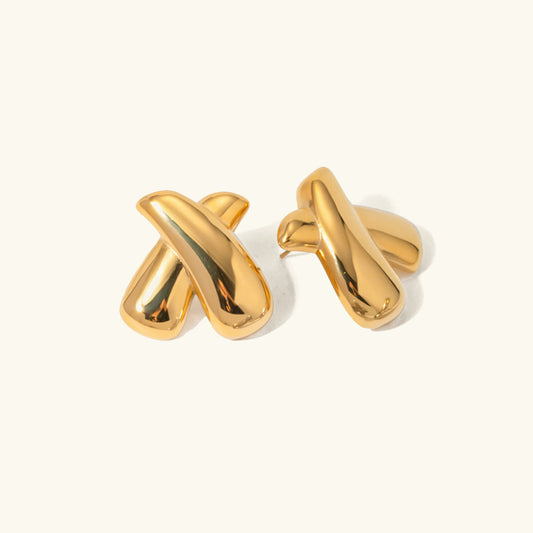 [Amore]Catarina Gold Earrings