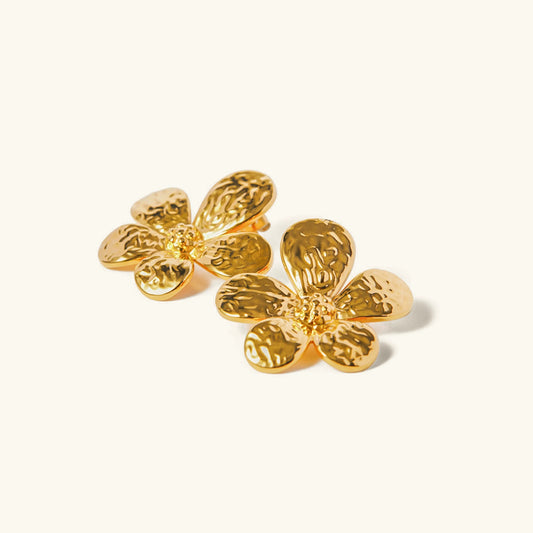 [Amore]Daisy Gold Earrings