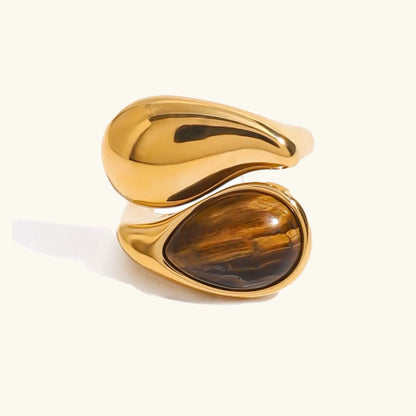 [Amore]Mara Amber Pearl Ring