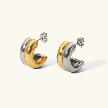 [Amore]Henrietta Gold Earrings