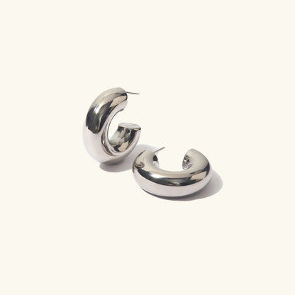 [Amore]Natalia Chunky Gold Hoops