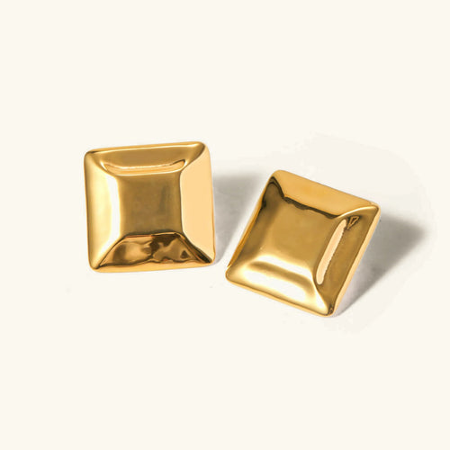 [Amore]Fischer Chunky Pillow Earrings