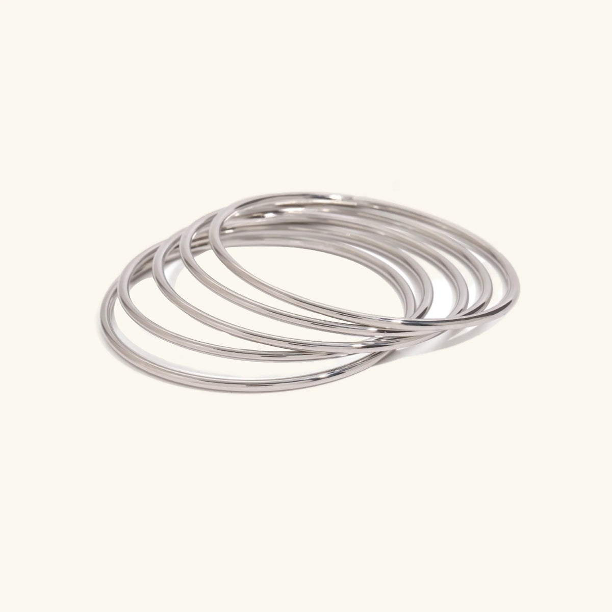 [Amore]Shannon Gold Bangle Set