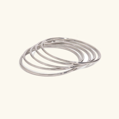 [Amore]Shannon Gold Bangle Set