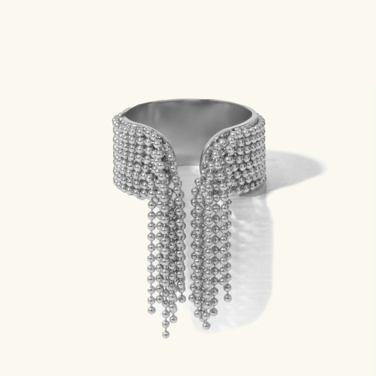 [Amore]Krystelle Gold Tassel Ring