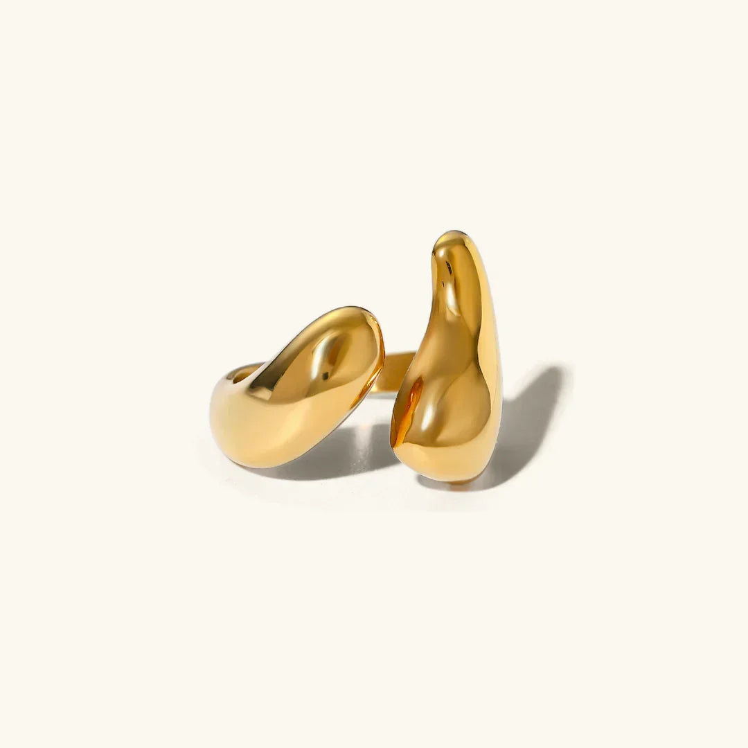 [Amore]Abstract Gold Ring