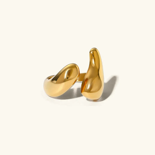 [Amore]Abstract Gold Ring