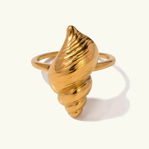 [Amore]Ohana Sea Conch Gold Ring