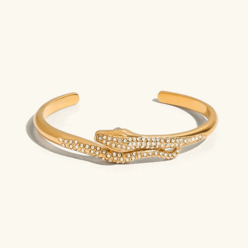 [Amore]Rosalee Serpentine Diamond Bangle