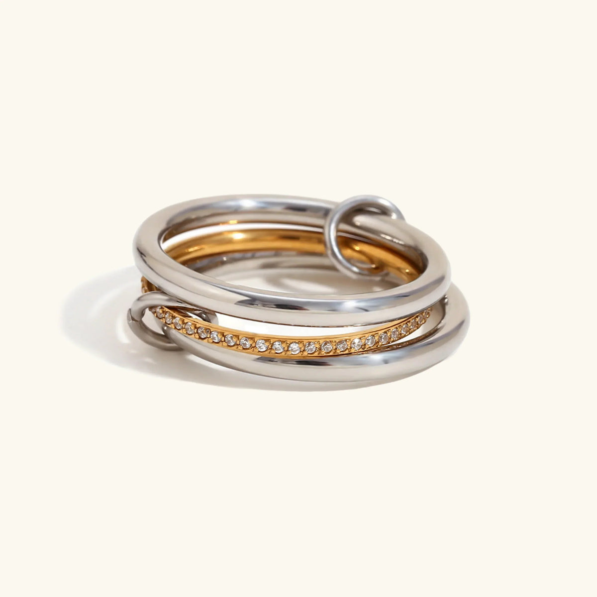 [Amore]Belinda Diamond Ring Stack