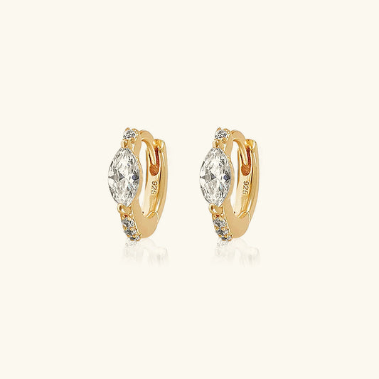 [Amore]Mariah Mini Diamond Hoops