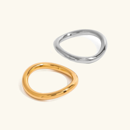 [Amore]Miley Gold & Silver Layered Rings