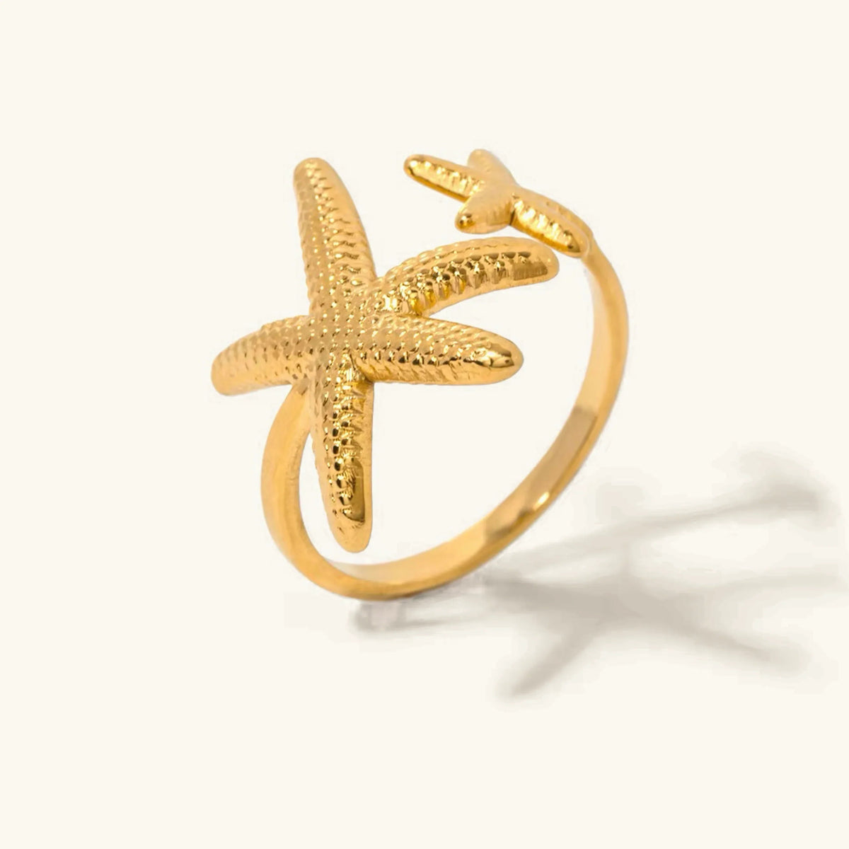 [Amore]Seastar Gold Starfish Ring