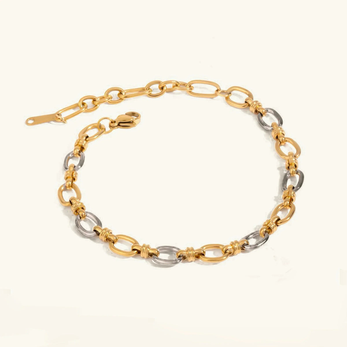[Amore]Addison Two Tone Gold Bracelet