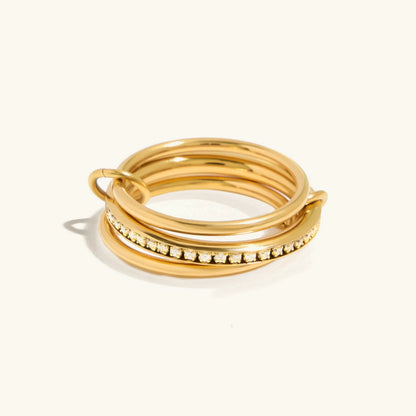 [Amore]Divine Diamond Ring Stack