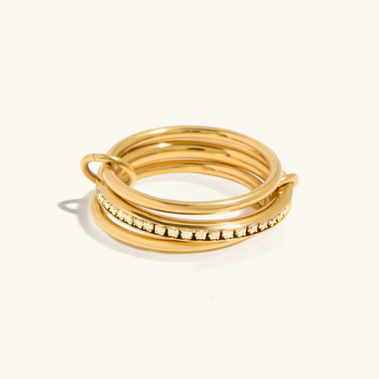 [Amore]Divine Diamond Ring Stack