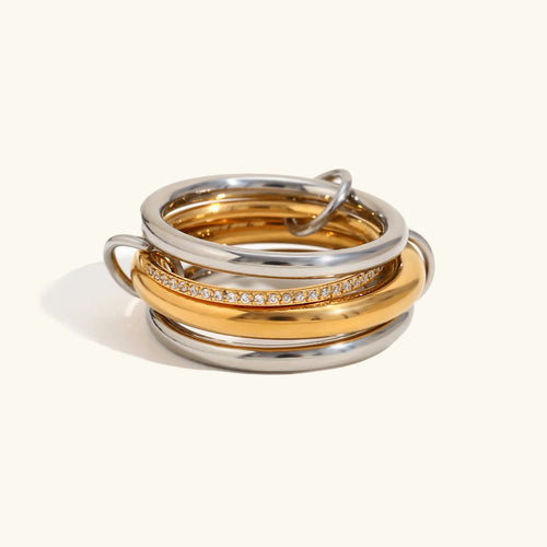 [Amore]Stella Diamond Ring Stack