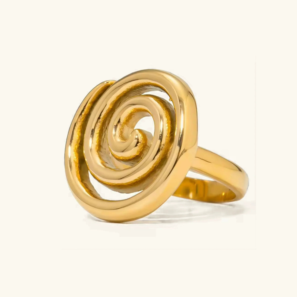 [Amore]Christy Spiral Gold Ring