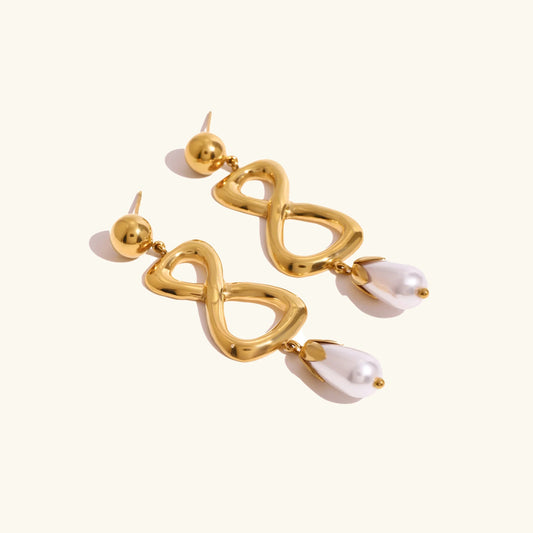 [Amore]Kaylee Freshwater Pearl Earrings