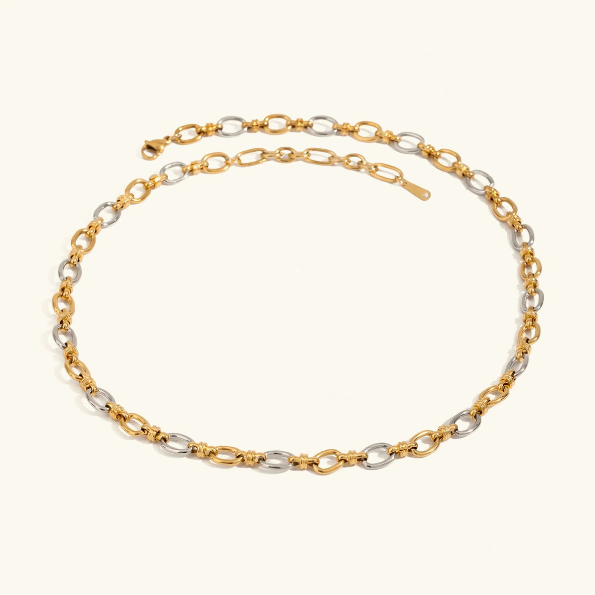 [Amore]Addison Two Tone Gold Necklace