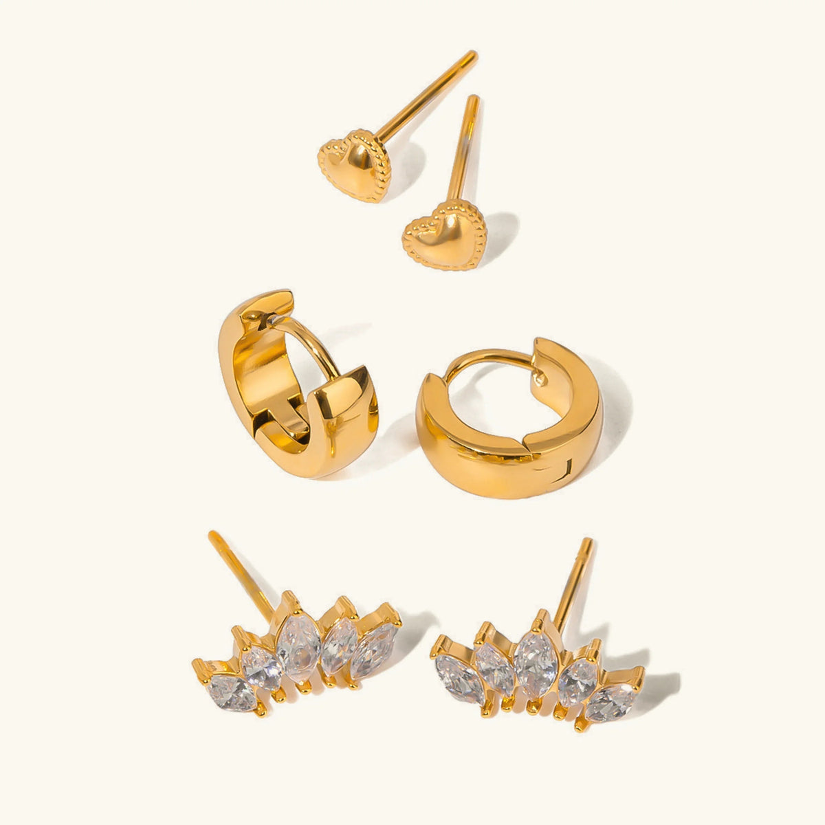 [Amore]Lyanna Diamond Earring Bundle