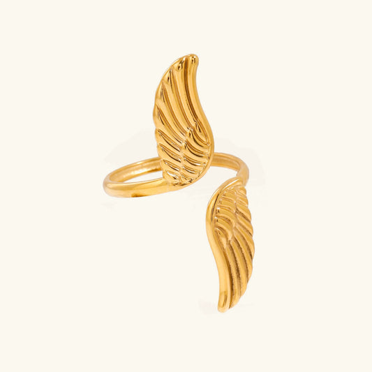 [Amore]Sparrow Gold Wing Ring