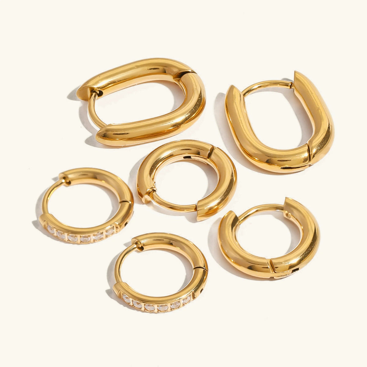 [Amore]Florielle Staple Hoops Bundle