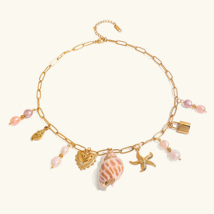 [Amore]Pacific Freshwater Pearl Necklace