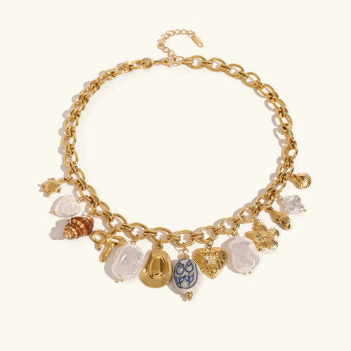 [Amore]Wavecrest Ocean-Inspired Necklace