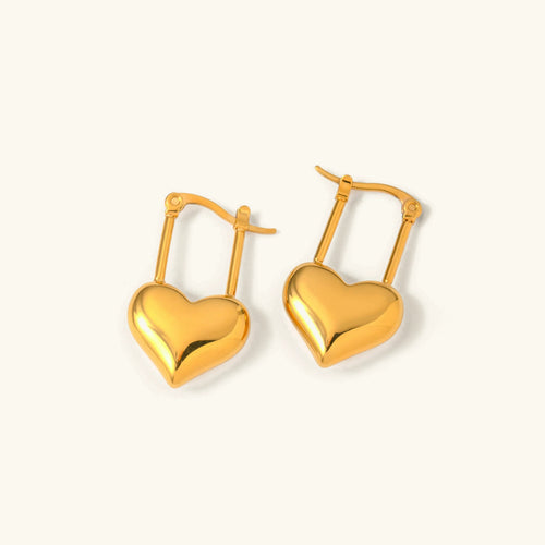 [Amore]Jessamine Heart Earrings
