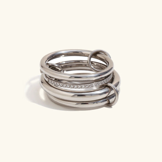 [Amore]Emmanuelle Diamond Ring Stack