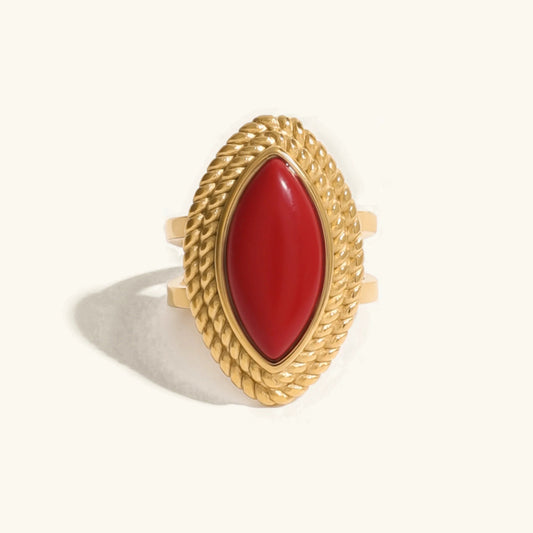 [Amore]Heidi Marquise Gold Ring