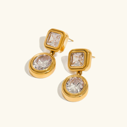 [Amore]Amanda Diamond Earrings