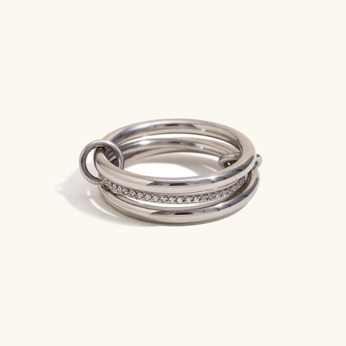 [Amore]Evadne Diamond Ring Stack