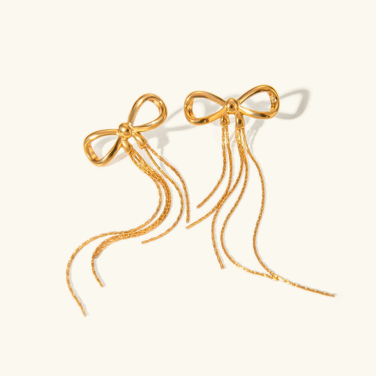 [Amore]Yvette Bow Earrings