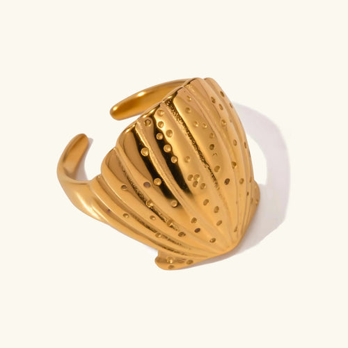 [Amore]Aloha Gold Seashell Ring